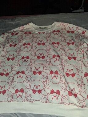 Wound Up Christmas Teddy Bear Sweatshirt XL